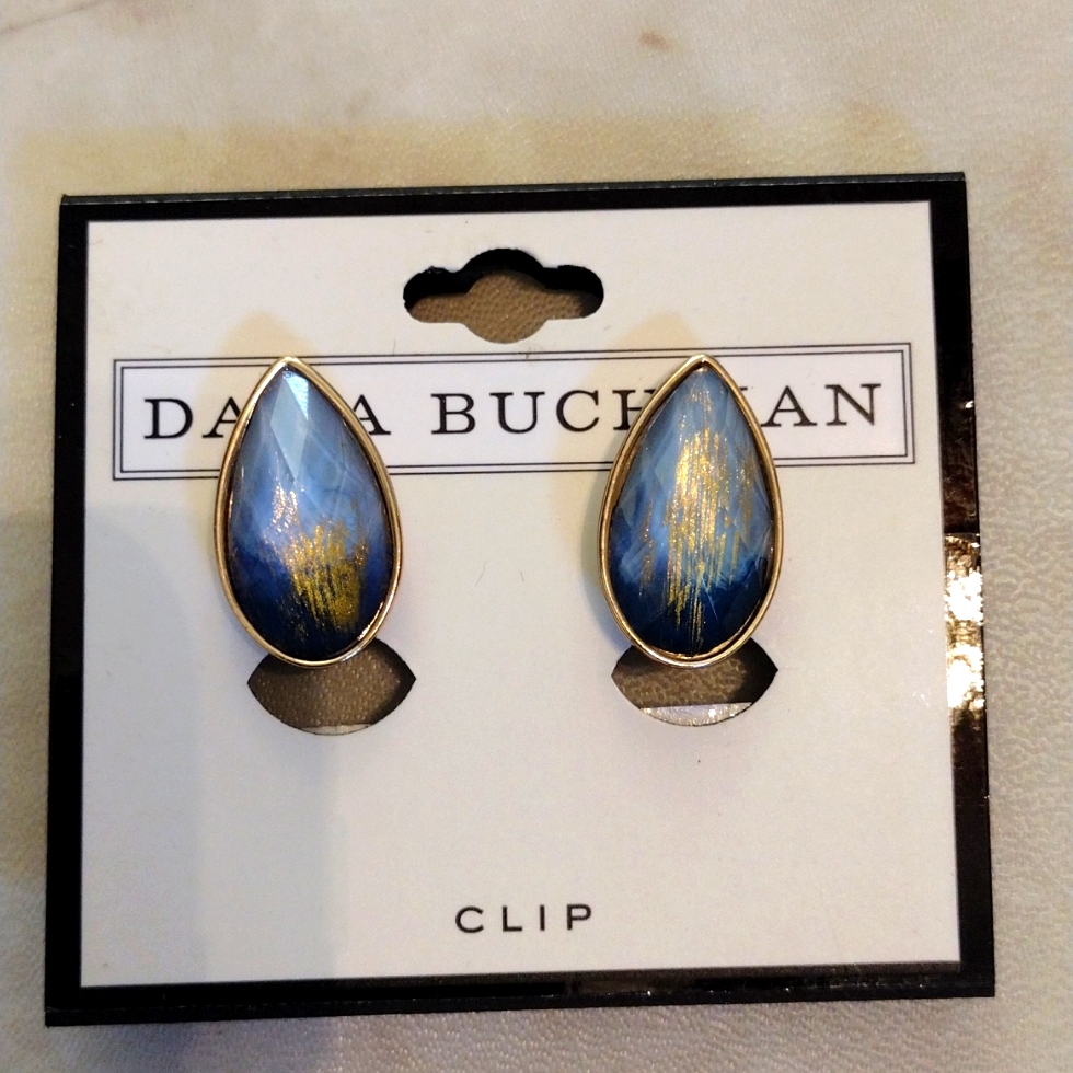 Dana Buchman Clip On Earrings.